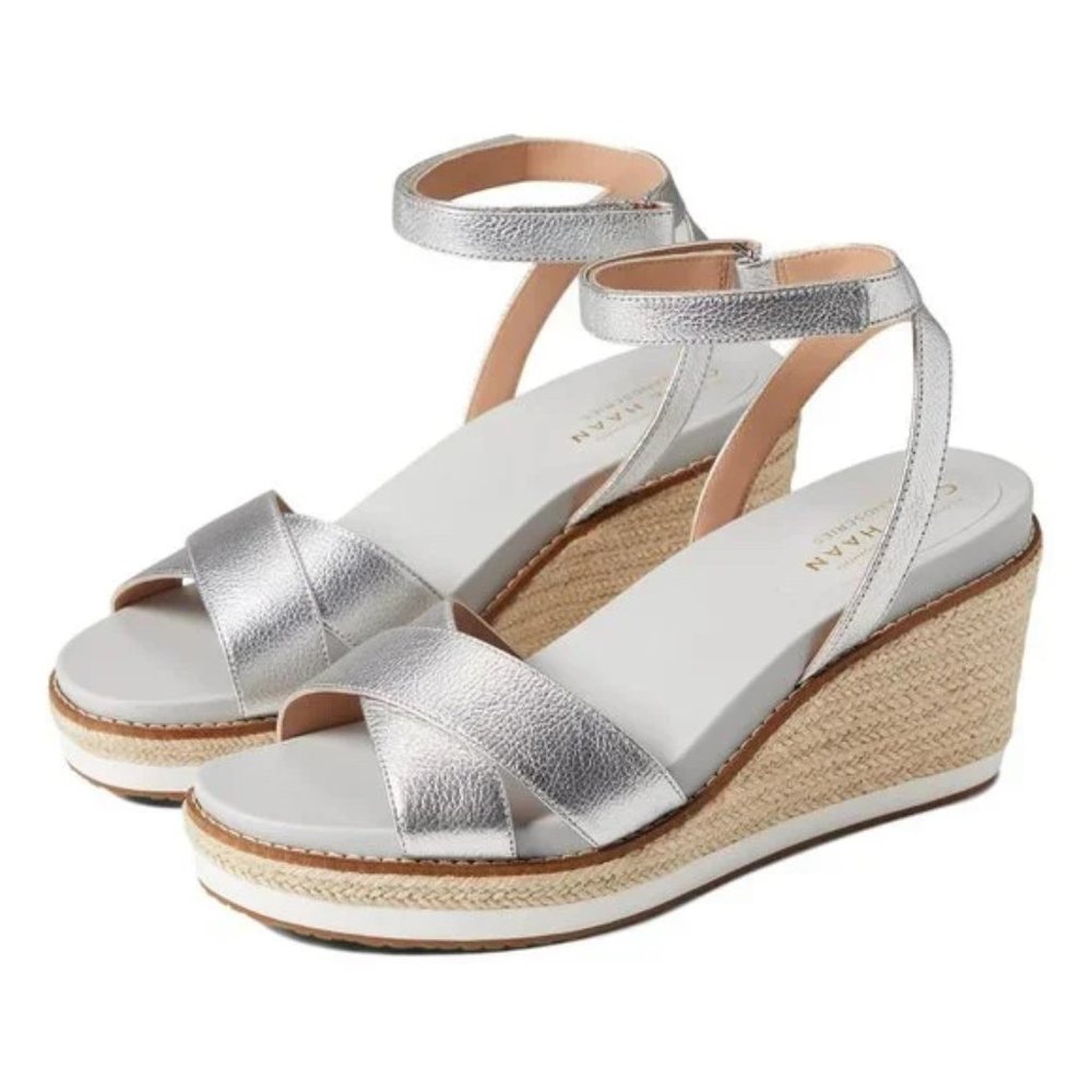 NWT Cole Haan Cloudfeel Espadrille Wedge Sandal